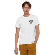 Broken Heart Pixel Tattoo Unisex Organic Cotton T-Shirt By Youthless  Love Your Mom  S  