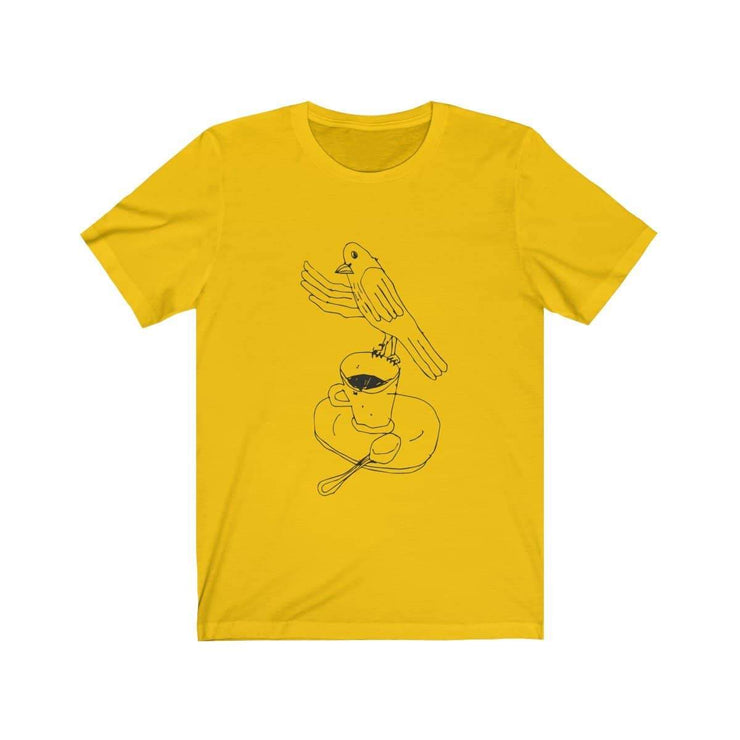 Cortado T-shirt by Tattoo artist Auto Christ T-Shirt Printify Maize Yellow XS 