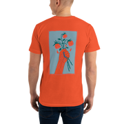 Roses Short-Sleeve Unisex T-Shirt by Tattoo Artist Dane Nicklas  Love Your Mom  Orange XS 