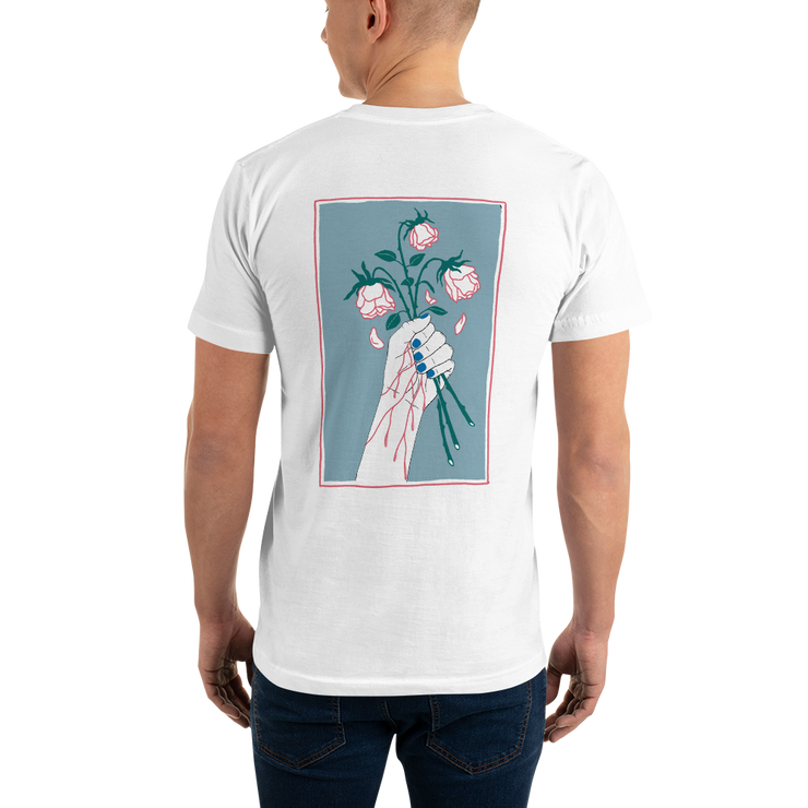 Roses Short-Sleeve Unisex T-Shirt by Tattoo Artist Dane Nicklas  Love Your Mom  White XS 