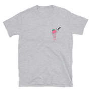 Strawberry Short-Sleeve Unisex T-Shirt by Tattoo Artist Dane Nicklas  Love Your Mom  Sport Grey S 
