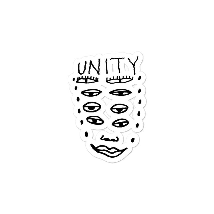Unity sticker by tattoo artist Framacho  Love Your Mom  3x3  