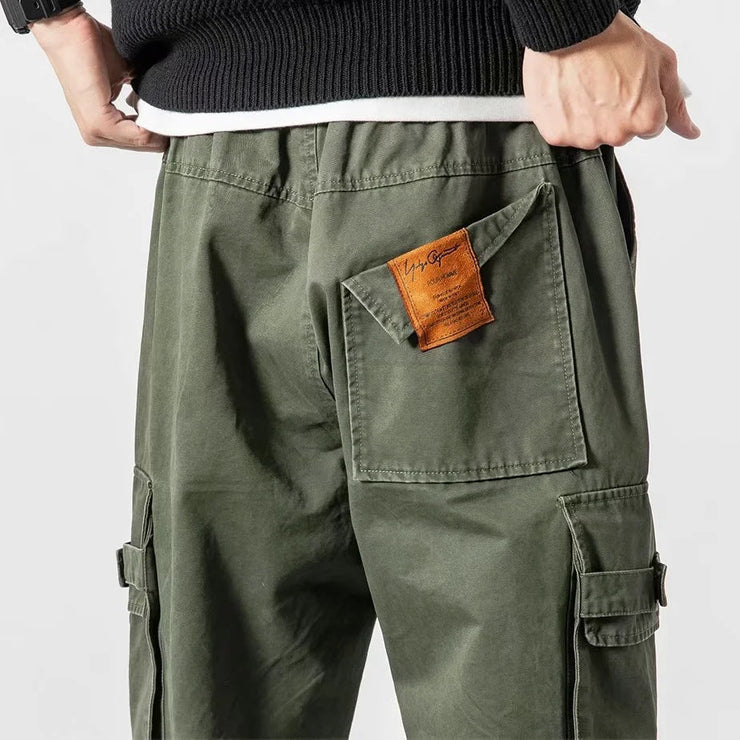 High Street Nine Points Japanese Casual Pants | Overalls Straight Streetwear Clothing Pants | M - 5XL  wegodark   