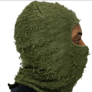 Cool Wool Ski Mask, Balaclava Knitted Camouflage Headgear Hat - Pink Green Black 1 1 Army Green 56 59cm 