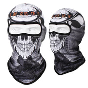 Cool Skii Mask, Balaclava Breathable Skull Print Bandana for Dust Protection & UV Protection 1 1 White phoenix hat skull  