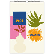 2024 Wall Calendar Illustrated Art Print, Botanical Matisse Nature Flowers Fauvism Retro Style Art Calendar Gift Art lover Print Material Love Your Mom  Ledger (11″x16.5″)  