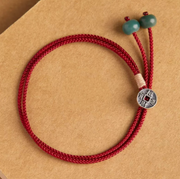 Zodiac Rabbit Red Rope Hand Strap Couple's Hand-woven Bodhi Hand Jewelry loveyourmom Love Your Mom Red Money Flows  