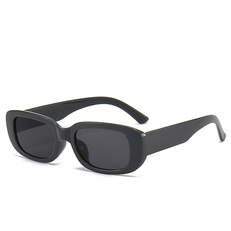 Box Small Fashionable Sunglasses 1 1 Black grey  