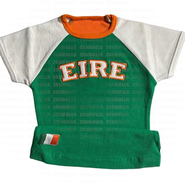 Y2K France - Brazil - Erie Baby Tees - Embroidered Aesthetic Tee - Women Clothing - Retro Blokette Aesthetic - Soccer T-Shirt Y2K, coquette aesthetic Shirt for her 1 1 NVTX3039 L 