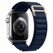 Apple Watch Metal Band, Black, Pink, Red, Green IWatch Band Nylon Strap gift 1 1 Midnight blue 40to41 