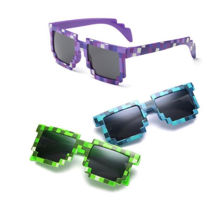 Retro Pixel Sunglasses Classic 8-Bit Computer  | Gamer Nerd Chic Sunglasses | Pixel Art Sunglasses | Geek Eyewear loveyourmom Love Your Mom   