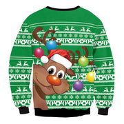 Cute Ugly Funny Christmas Graphic Sweatshirts, Long Sleeve Crewneck 1 1   