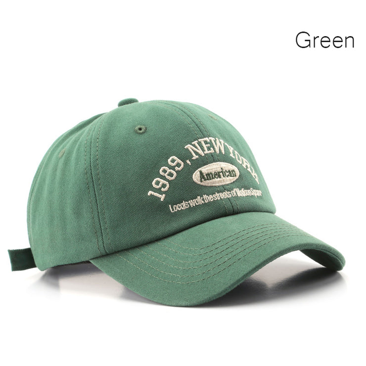 New York Vintage Baseball Hat, Baseball Dad Hat Cap, Embodied USA Trucker Hat, Summer Beach Cap, Adjustable Sun Hat, Aesthetic Designer Curved Hat loveyourmom Love Your Mom Green  