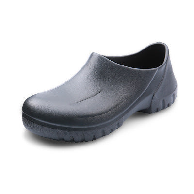 Chef Shoes for Hotel & Kitchen | Non-Slip Slippers | Oil & Water-Proof Safety Work Footwear in Black & White, Non-slip Kitchen Shoes Doctor Professional Shoes loveyourmom Love Your Mom Black 36 