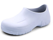 Chef Shoes for Hotel & Kitchen | Non-Slip Slippers | Oil & Water-Proof Safety Work Footwear in Black & White, Non-slip Kitchen Shoes Doctor Professional Shoes loveyourmom Love Your Mom White 36 