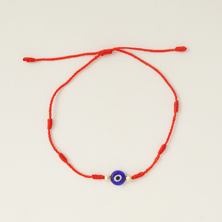 Evil Eye Bracelet Set For Women Pack of 6 • Seven Knots Lucky Nazar Bracelet • Family Mother Father Baby Protection • 7 Knots Red String 1 1   