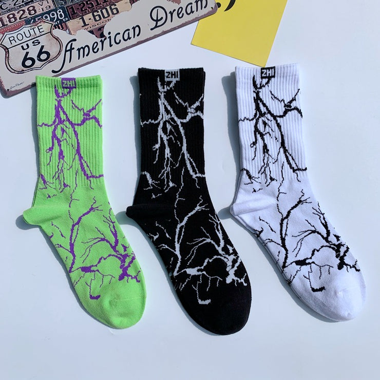 London Raver Tattoo Socks Gift, Cool Unisex Festival Neon Socks loveyourmom Love Your Mom   