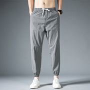 Harajuku Men gray, green, black Sweatpants Solid Color Loose Drawstring Jogger Sporty Trouser Autumn Casual Plus Size Pants 5XL 1 1   