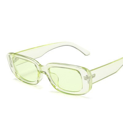 Sunglasses Square Jelly Color Too Glasses 1 Love Your Mom Green  
