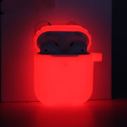 Glow Neon AirPods Pro Silicone Case, Luminous Glow In The Dark Rave reflective cool AirPods Pro Cover 1 1 Red AirPods1 2 