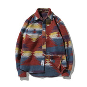 SURFSIDE Jacket, Aztec modest maverick navajo southwest surf tofino west coast wool Jacket Shirt Giftץ 1 1 Red 3XL 