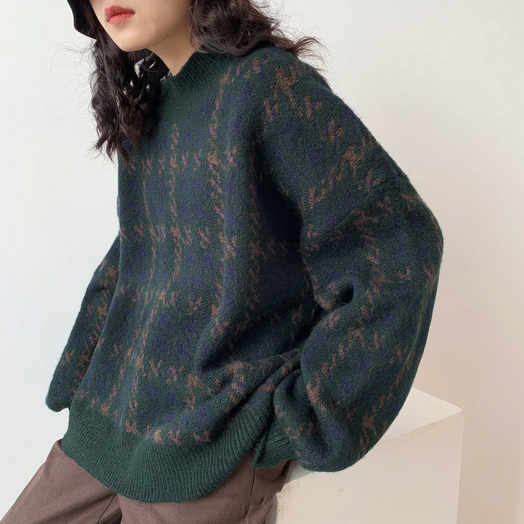 Women Vintage Sweater | Oversized Sweater | Y2k Sweater | Harajuku Style |Korean Style Jumper 1 1   