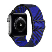 Hipster Cute Retro Apple Watch Band Gift 1 1 Black with sapphire blue 38or40or41mm 
