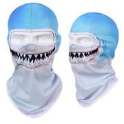Cool Skii Mask, Balaclava Breathable Skull Print Bandana for Dust Protection & UV Protection 1 1 Shark  