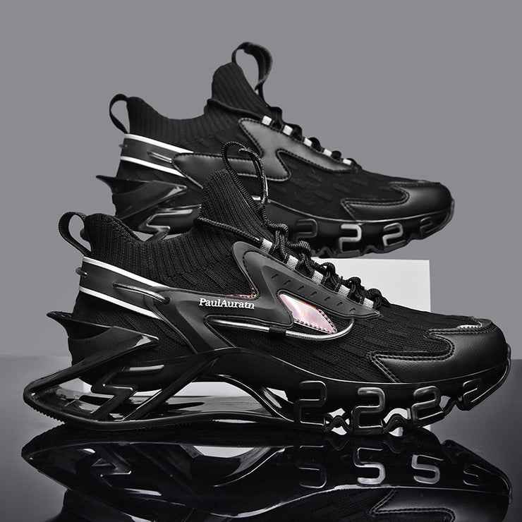 Neon Blade Urban Streetwear: Authentic Japanese Techwear Sneakers 1 1 Black and white 39 