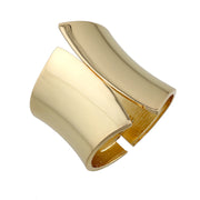 Wide Hinged Cuff Bracelet - Women Chunky Bangle Bracelet Cuff - Color gold / Silver 1 1   