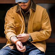 Cool Vintage 70s Chore Jacket, Brown Work Wear Techwear Flannel Blanket Lined Canvas, Barn Blazer Workwear Heavyweight 1 1   