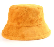 Cool Raver Festival Fur Plush Bucket Hat - Leopard. loveyourmom Love Your Mom Yellow  