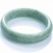 Buddha Stones Natural Jade Fortune Blessing Bangle Bracelet, Bashan Bean Green Bangle Jade Bracelet loveyourmom Love Your Mom   