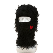 London Cool Cute Heart Balaclava, Warm Windproof Rave Festival Street Balaclava Head cover loveyourmom Love Your Mom   