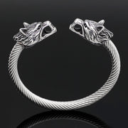 Viking Dragon Bracelet - Stainless Steel Bangle Dragon Cuff Vikings Norse Bangle Pagan Gift Snake Gothic Bracelet Retro Dragon Bracelet Gift 1 1   