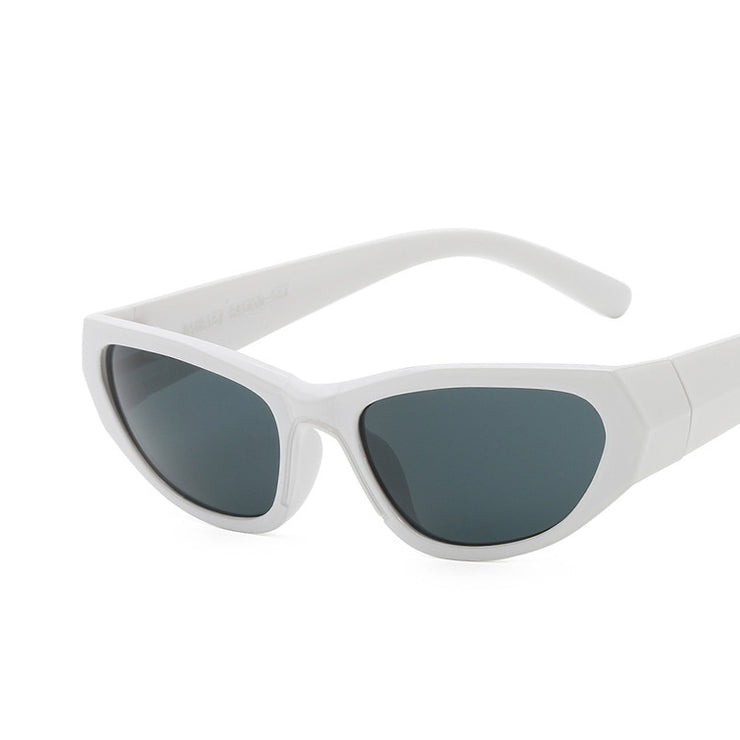 Street Millennium Spicy Girl Sunglasses 1 1 Solid white flakes  