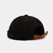 London Corduroy Landlord Hat Cap, Trendy Stylish Streetwear Hat, Adjustable, Aesthetic Dad Hat, Minimalist Classic Cool Hat, Farm Hat loveyourmom Love Your Mom Black Adjustable 
