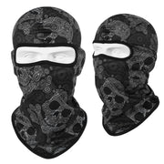 Cool Skii Mask, Balaclava Breathable Skull Print Bandana for Dust Protection & UV Protection 1 1 Cashew skull  