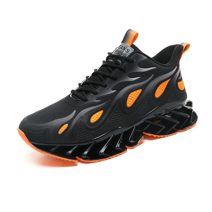 Neon Blade Green Rave Techno 90's Sneakers Shoes. Flying Woven Breathable Clunky 1 1 Black Orange 39 