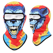 Cool Skii Mask, Balaclava Breathable Skull Print Bandana for Dust Protection & UV Protection 1 1 Color dog  