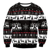 Cute Ugly Funny Christmas Graphic Sweatshirts, Long Sleeve Crewneck 1 1 SWYS062 L 