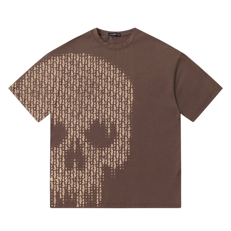 Goth Gamers Rave Skull T-Shirt, Metal Urban Festival Unisex Shirt loveyourmom Love Your Mom Brown L 