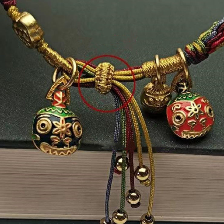 Buddha Stones Tibetan Om Mani Padme Hum Dreamcatcher Luck Colorful Reincarnation Knot String Bracelet loveyourmom Love Your Mom   