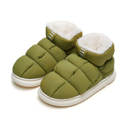 Winter Cool comfy warm Santa Christmas Fluffy Slippers, Ankle Warm Home Non-slip Plush Slip-on. Christmas House Shoes 1 1 Jungle Green 36or37 