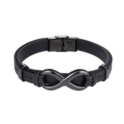 INFINITY leather bracelet, 8 word circle leather bracelet - Love is Infinite Bracelet. 1 1   