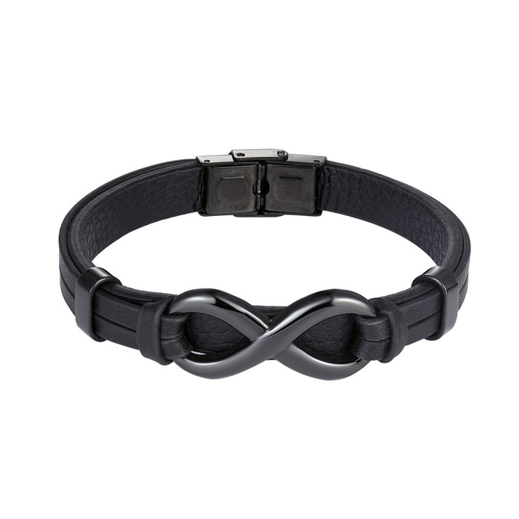 INFINITY leather bracelet, 8 word circle leather bracelet - Love is Infinite Bracelet. 1 1   