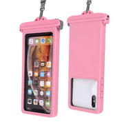Mobile iPhone Diving Cover Beach Swimming Bag, Transparent Fingerprint Unlock Ultra-Thin high-Permeability Cover Phone Case 1 Pink One size 