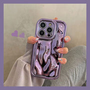 Metallic gothic rave iPhone Case ,Advanced Sense Electric Ferry Corrugated Phone Case iphone case 1   