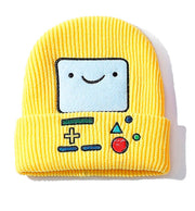 Embroidered BMO Beanie Hat, Retro Gamers Beanie Hat Gift 1 1 Yellow M 