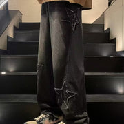 Grunge Baggy Jeans Y2K Emo Alt Cargo Pant Star Patchwork Fairycore Demin Cloting Jogger Hiphop Gothic Tripp Streetwear 1 1   